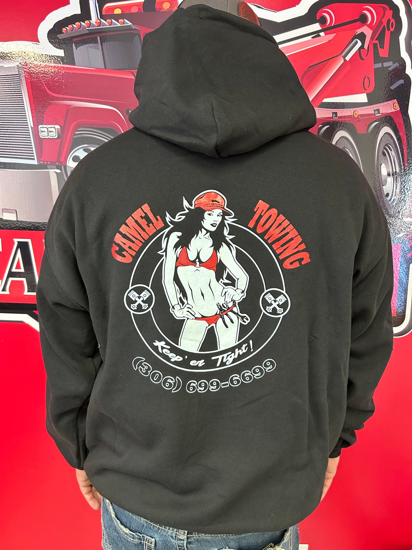 Sweatshirt hoodie Camel Tow Inspector