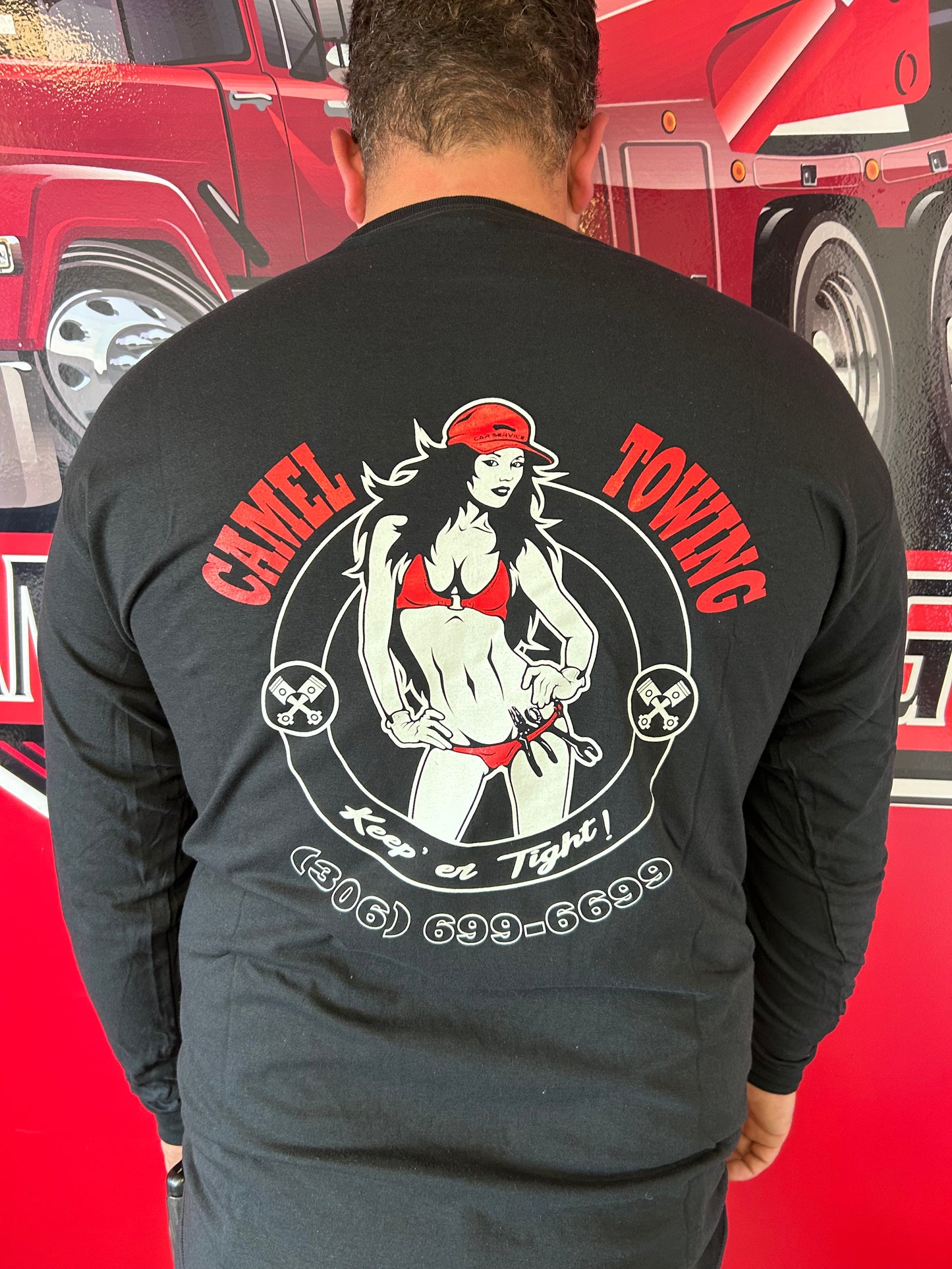 Long sleeve Camel Towing Inspector