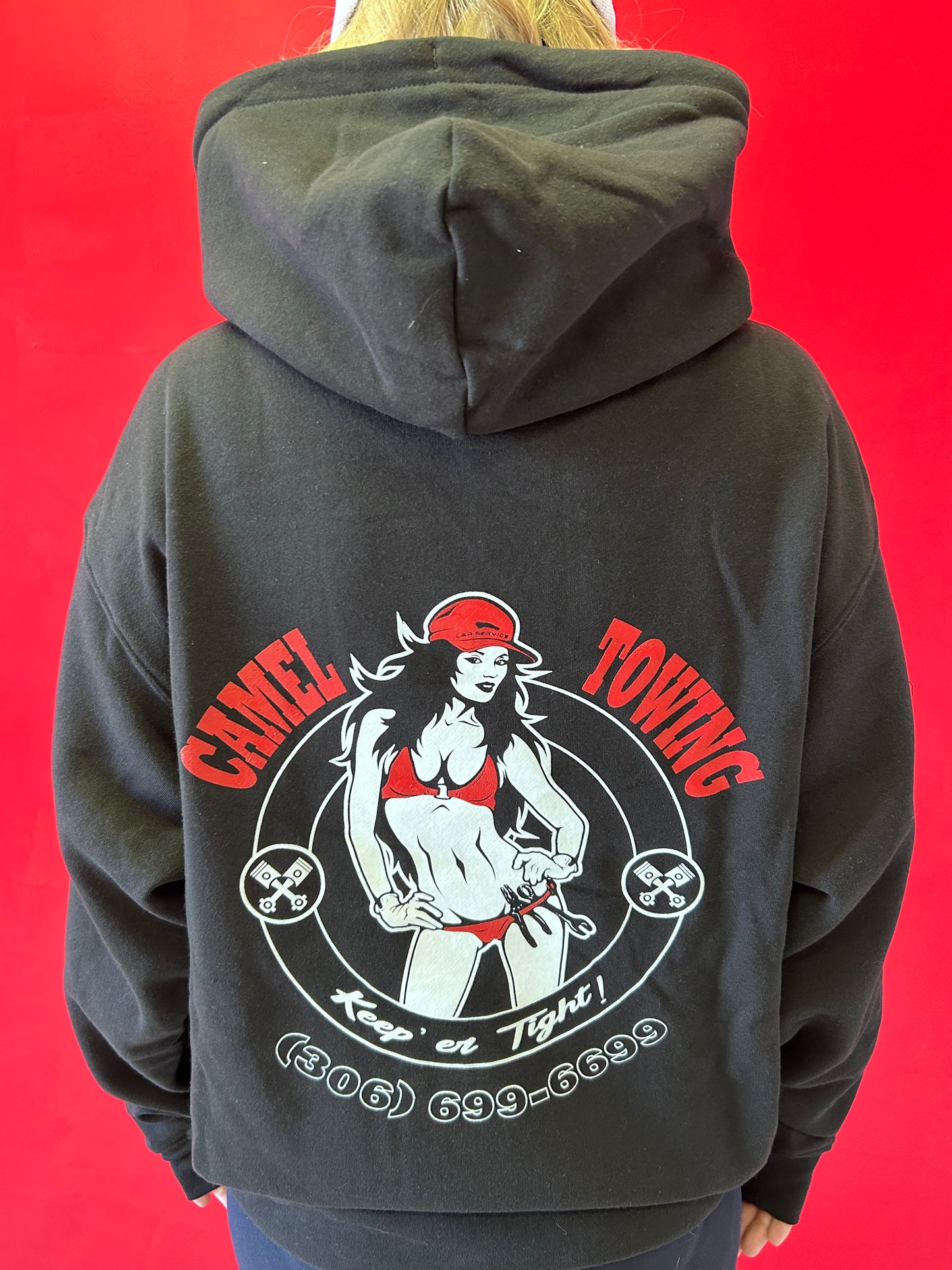 Sweatshirt Hoodie- in RED only