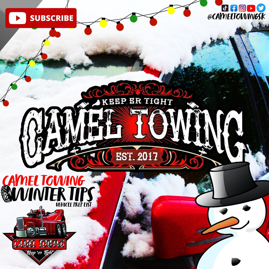 Camel Towing Winter Auto Tips - Camel Towing and Sales