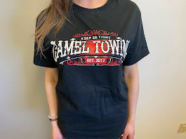 Classic Camel Tow Logo On Charcoal Short Sleeve