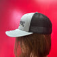Camel Towing Trucker Hat Grey Black