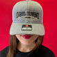 Camel Towing Trucker Hat Grey White