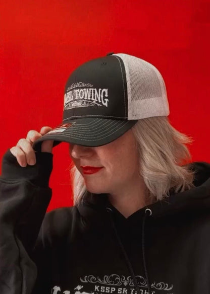 Camel Towing Trucker Hat Black - Camel Towing and Sales