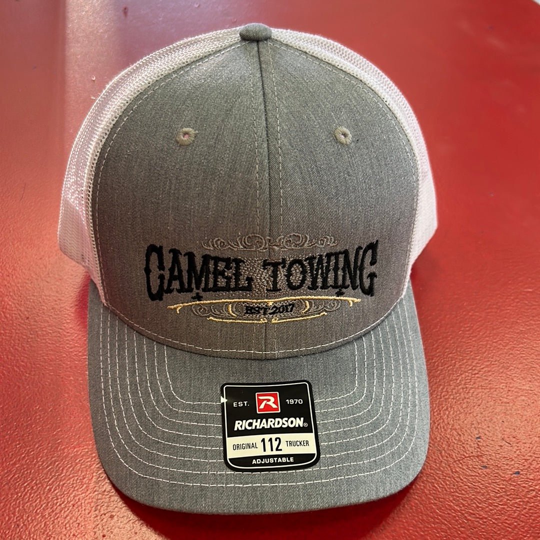 Camel Towing Trucker Hat Grey White - Camel Towing and Sales